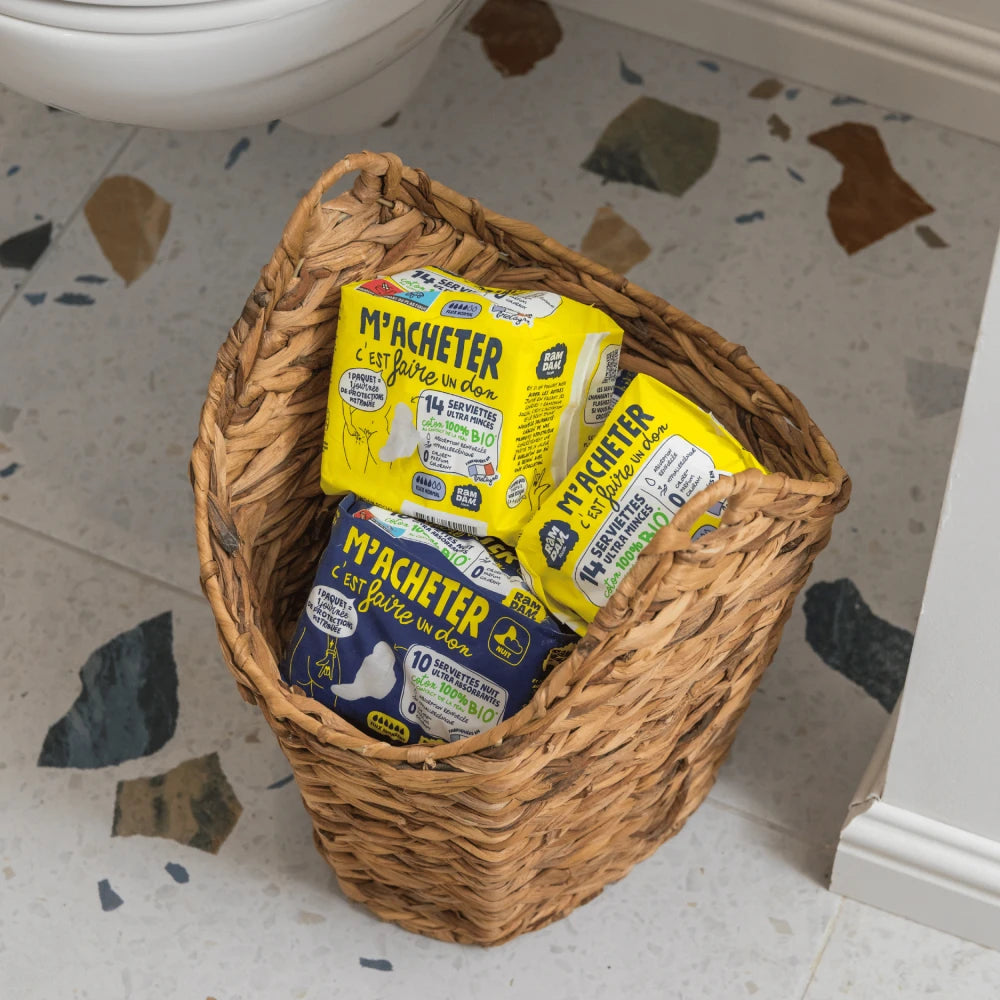 Serviettes nuit ultra absorbantes avec ailettes