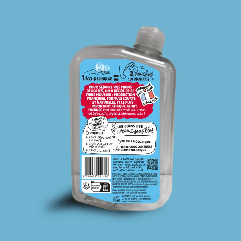 Eco-recharge gel lavant mains parfum agrumes