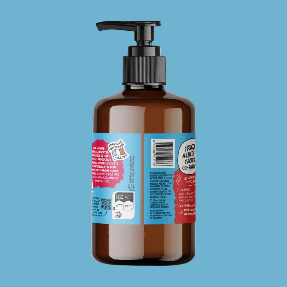 Gel lavant mains parfum agrumes