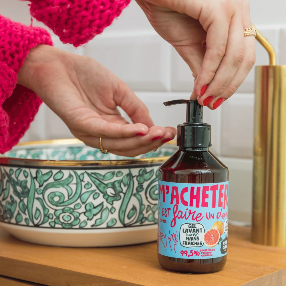 Gel lavant mains parfum agrumes