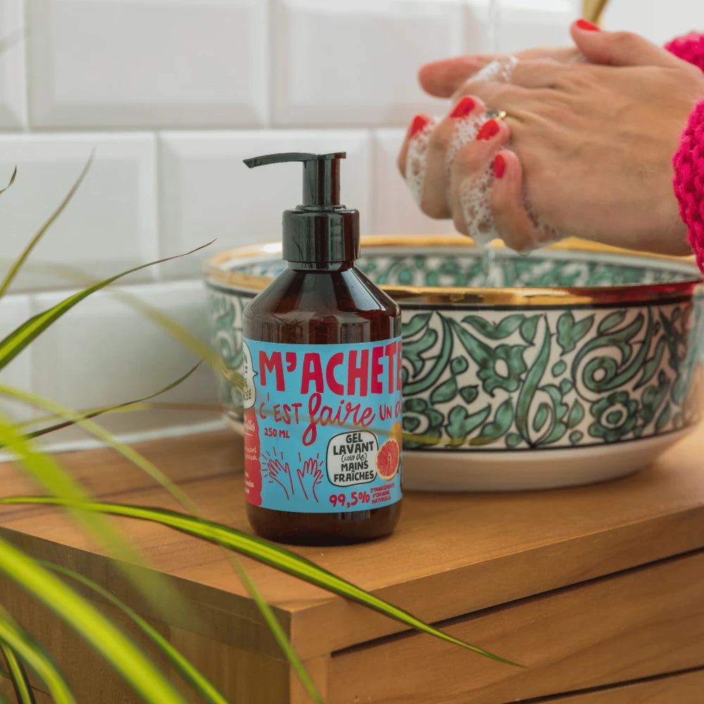 Gel lavant mains parfum agrumes