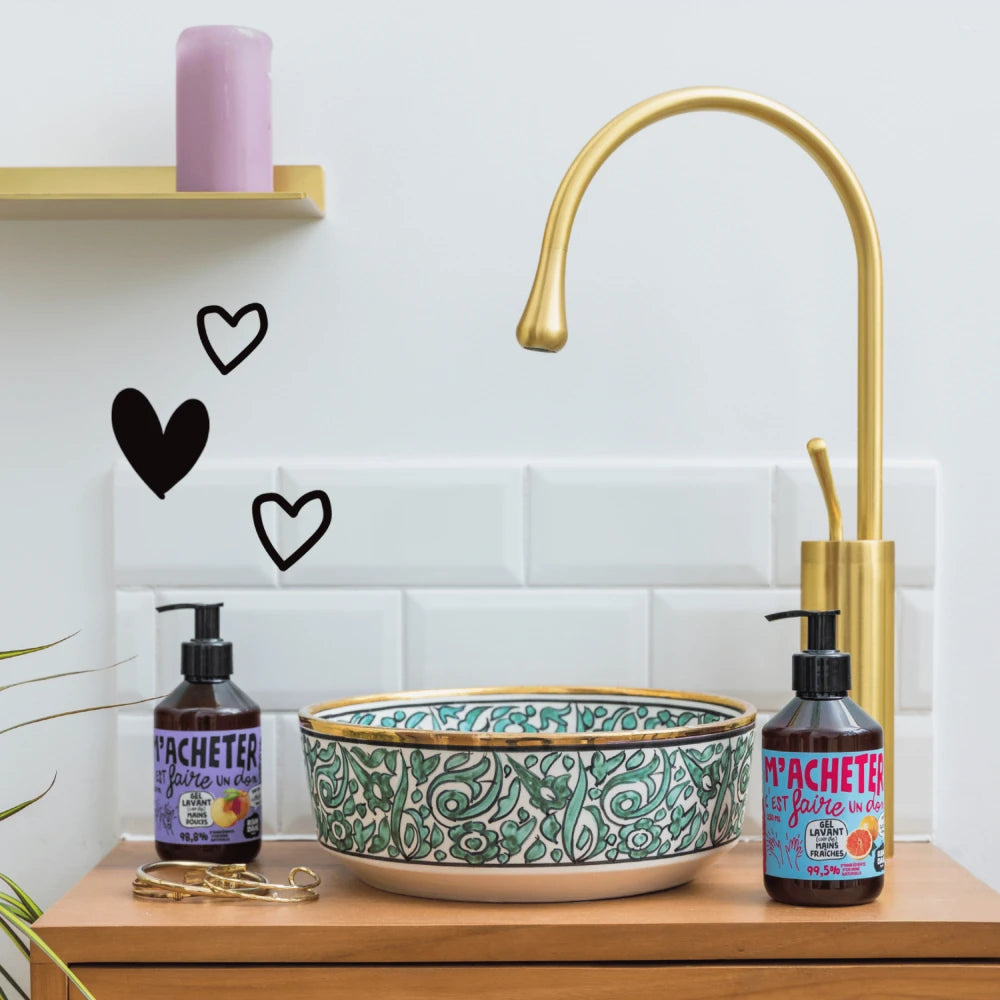 Gel lavant mains parfum agrumes