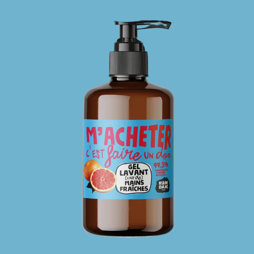 Gel lavant mains parfum agrumes