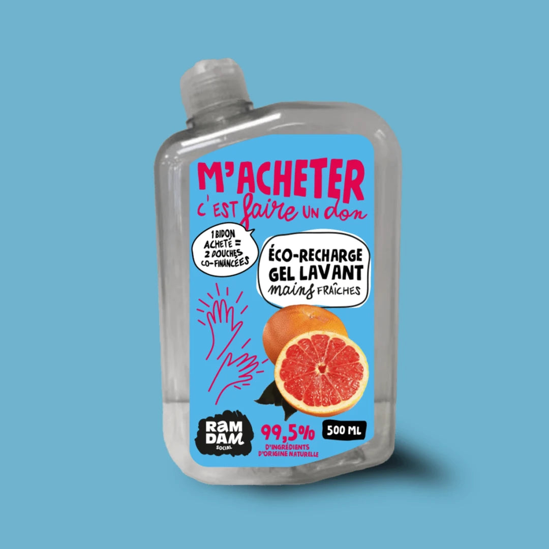 Eco-recharge gel lavant mains parfum agrumes
