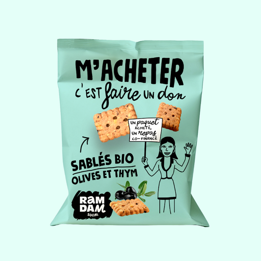 Sablés Bio Thym Olives